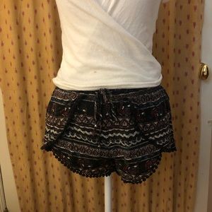 Tribal pattern shorts!